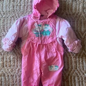 Vintage 12M alpine way girls snowsuit